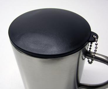 Deckel Edelstahltasse